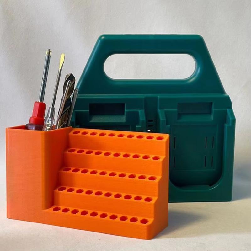Power Tools Catalogue - 1Pc Screwdriver Head Storage Toolbox Hole