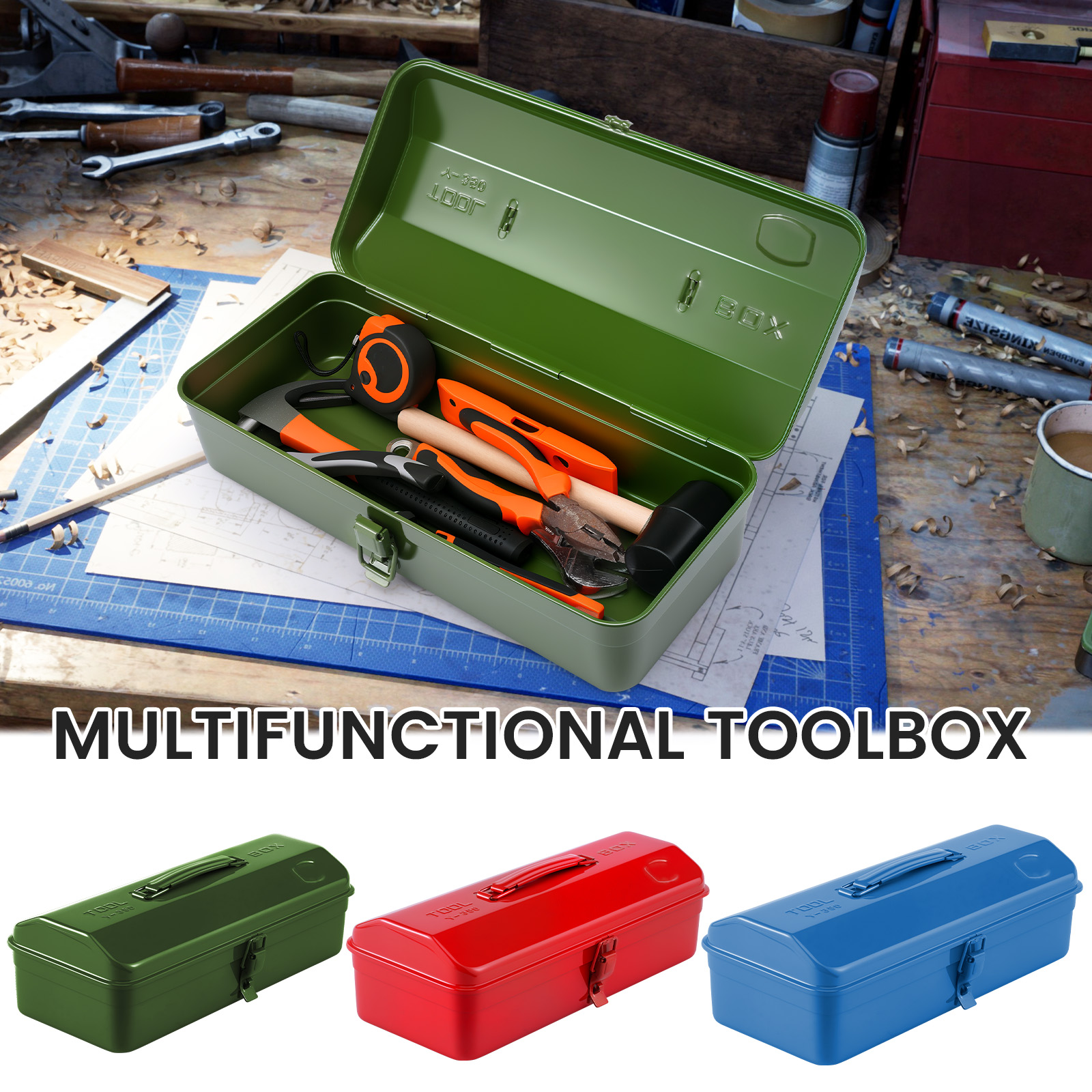 Power Tools Catalogue - Hardware Metal Toolbox Portable Large Metal