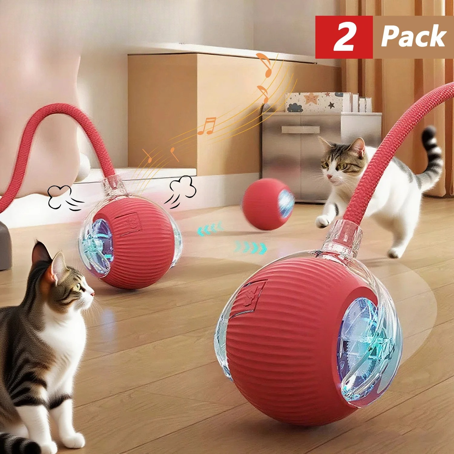 Power Tools Cat - Cat Interactive Ball Toy Automatic Rolling