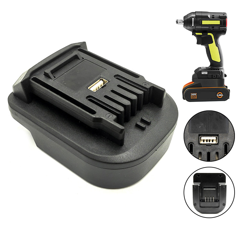 Power Tools Green Color - Battery Adapter Converter for Worx 4Pin