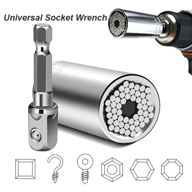 Power Key Tools - Universal Socket Wrench Head Set Sleeve