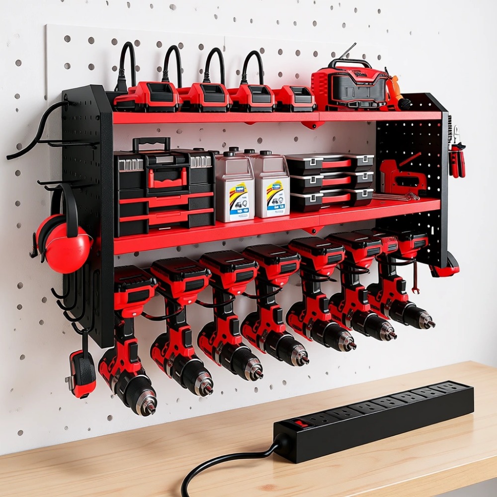 Power Tools Holder - Wall Mount Power Tool Organizer with
