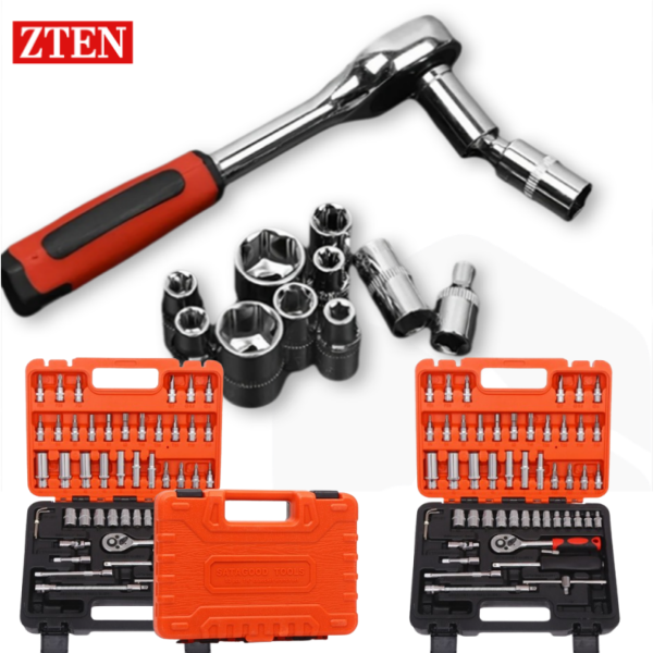 Power Tools Catalogue - 53PCS Sleeve Car Repair Tool Kit