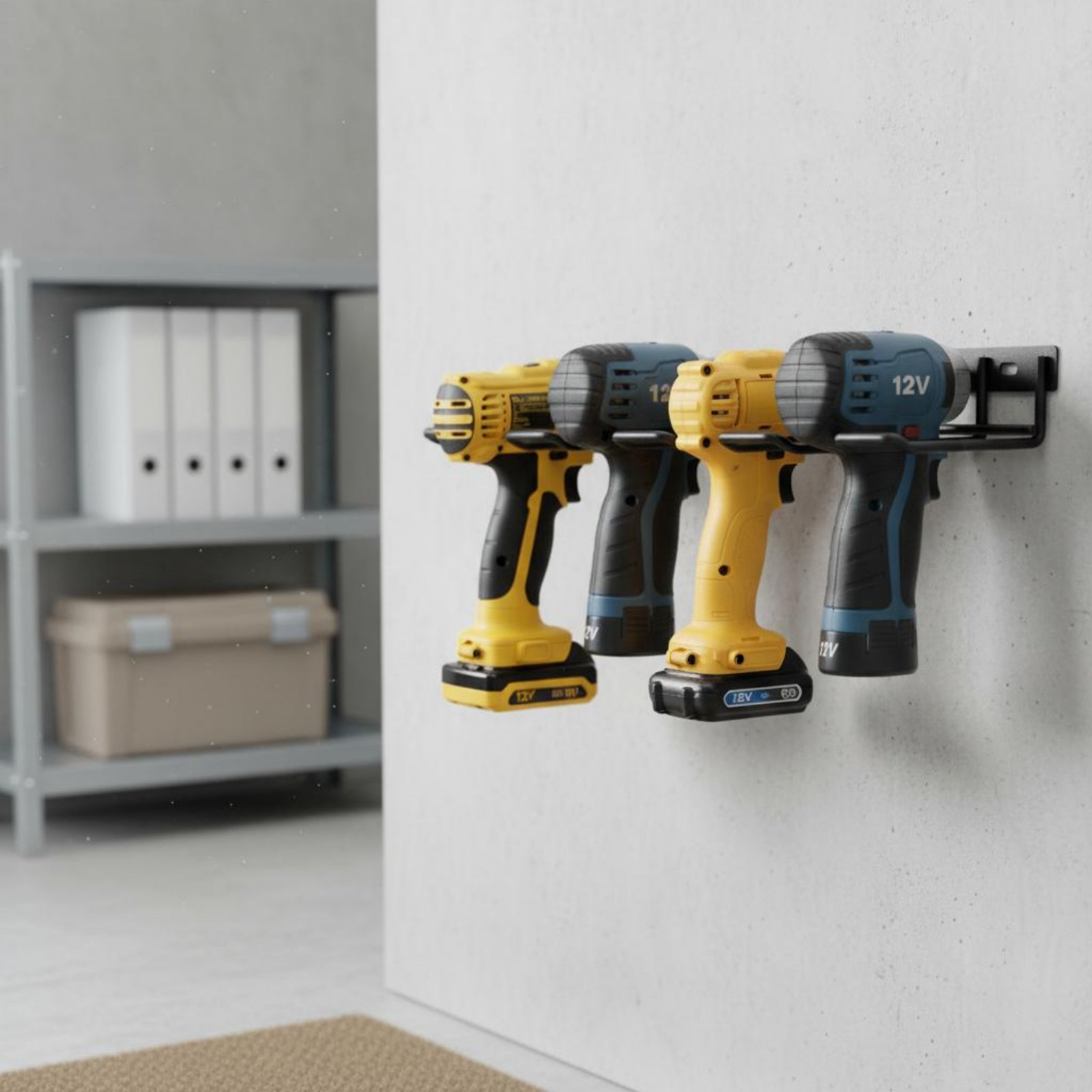 Wall Mount Drill Holder Easy I - Power Tools Holder ulasan dan harga