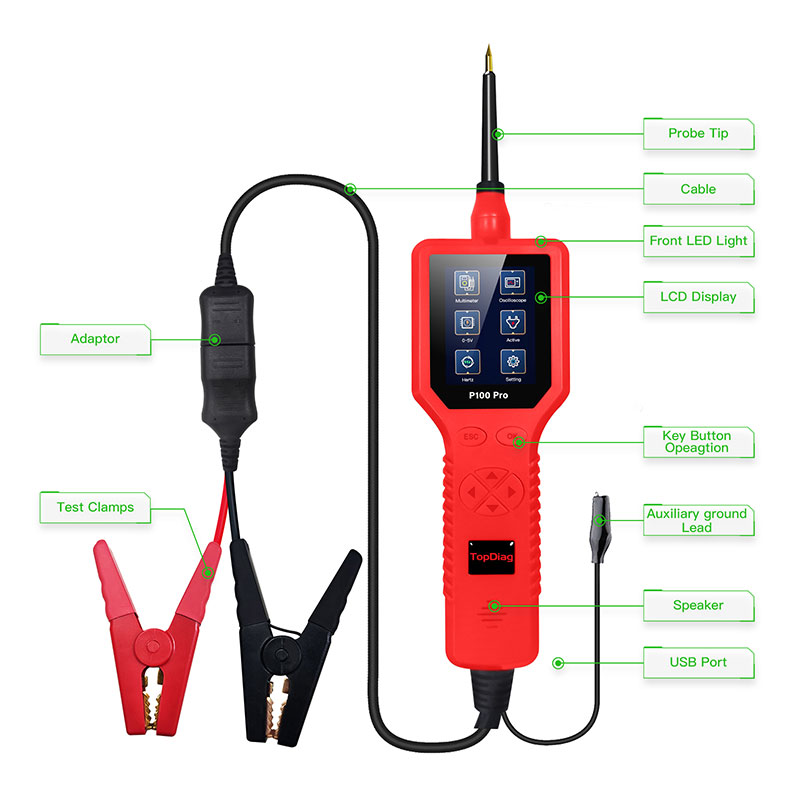 Newest Topdiag Power Probe P10 - Power Tools In Automotive ulasan dan harga
