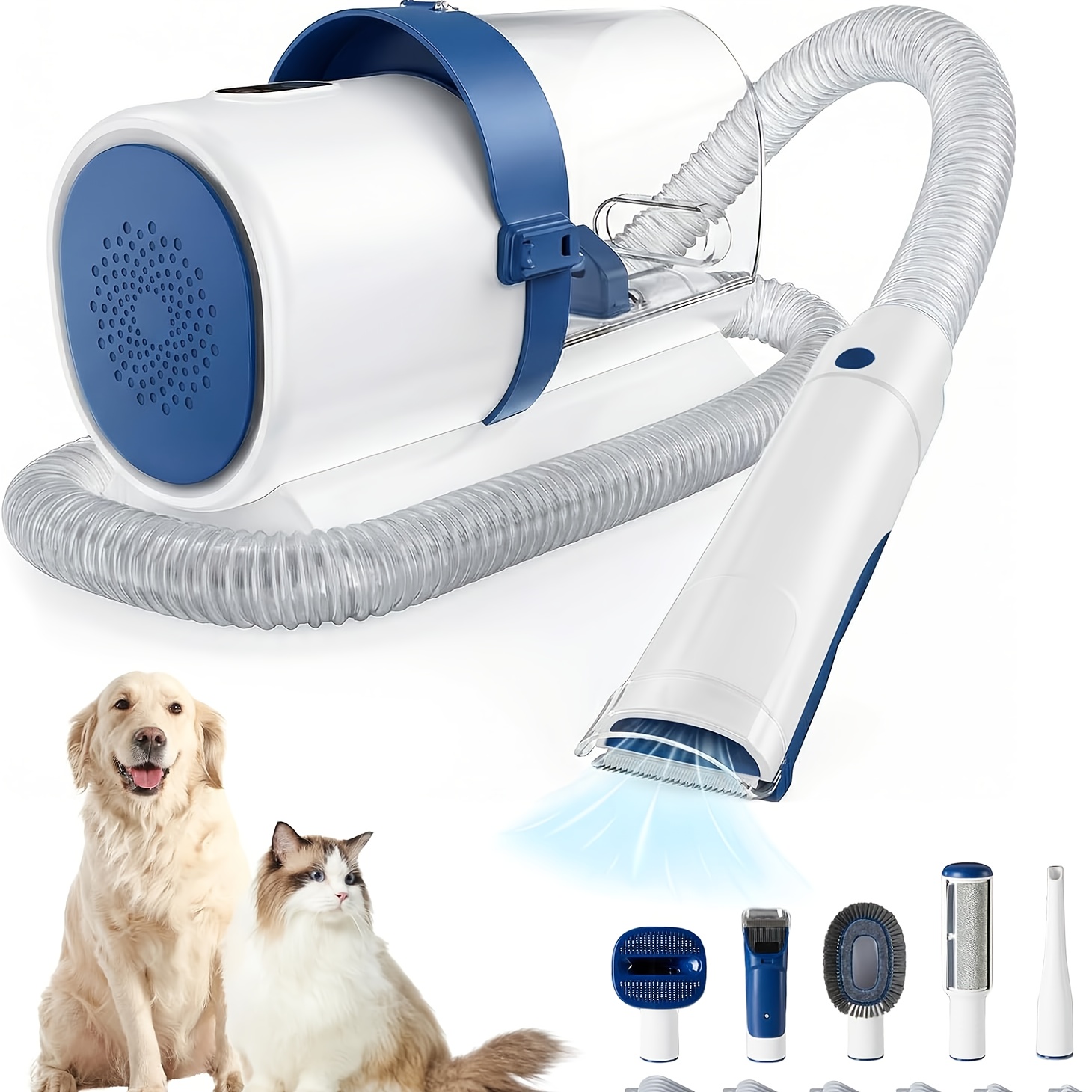 Pet Grooming Vacuum Kit 5 in 1 - Power Tools Cat ulasan dan harga