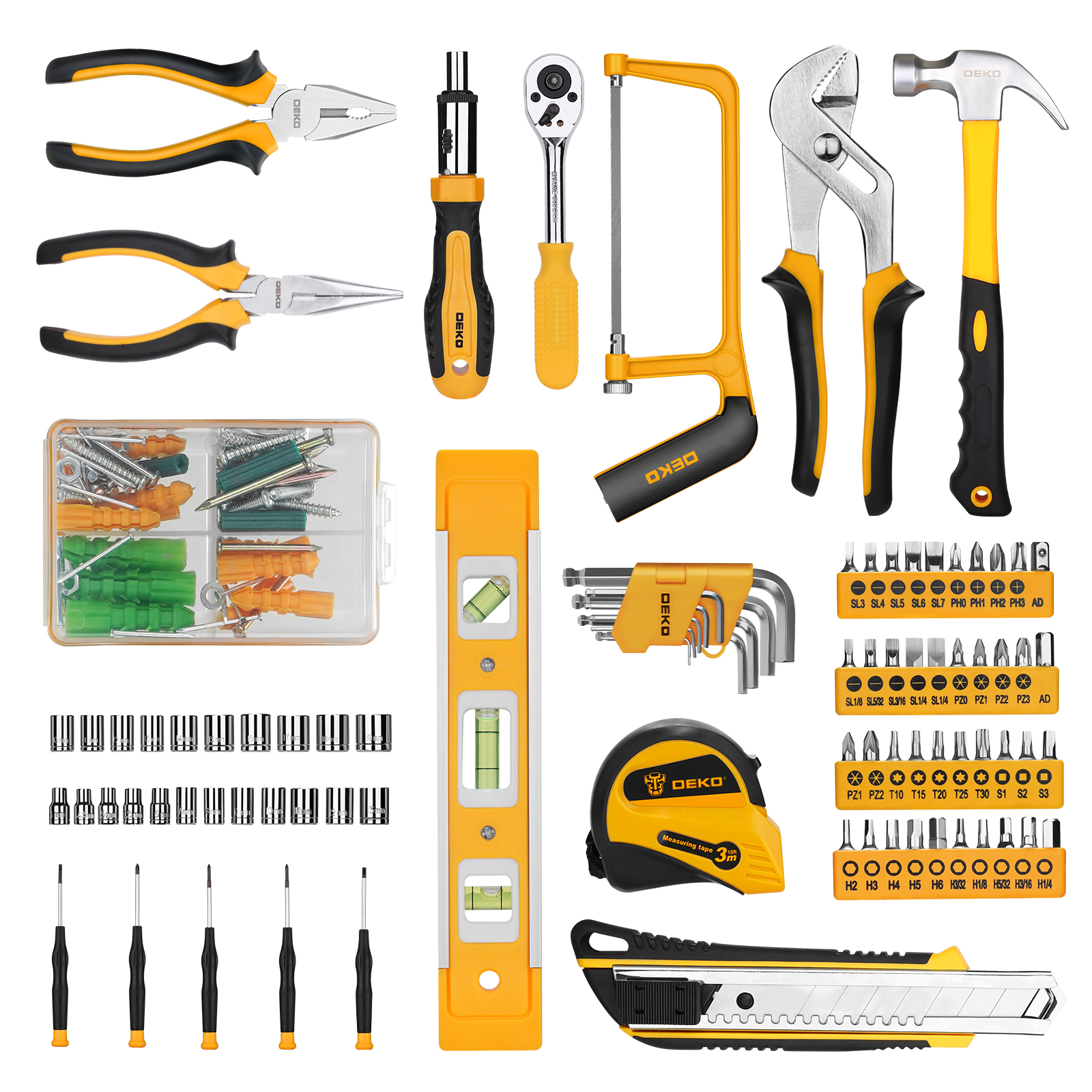 DEKO 228Pcs Socket Wrench Auto - Power Tools Catalogue ulasan dan harga