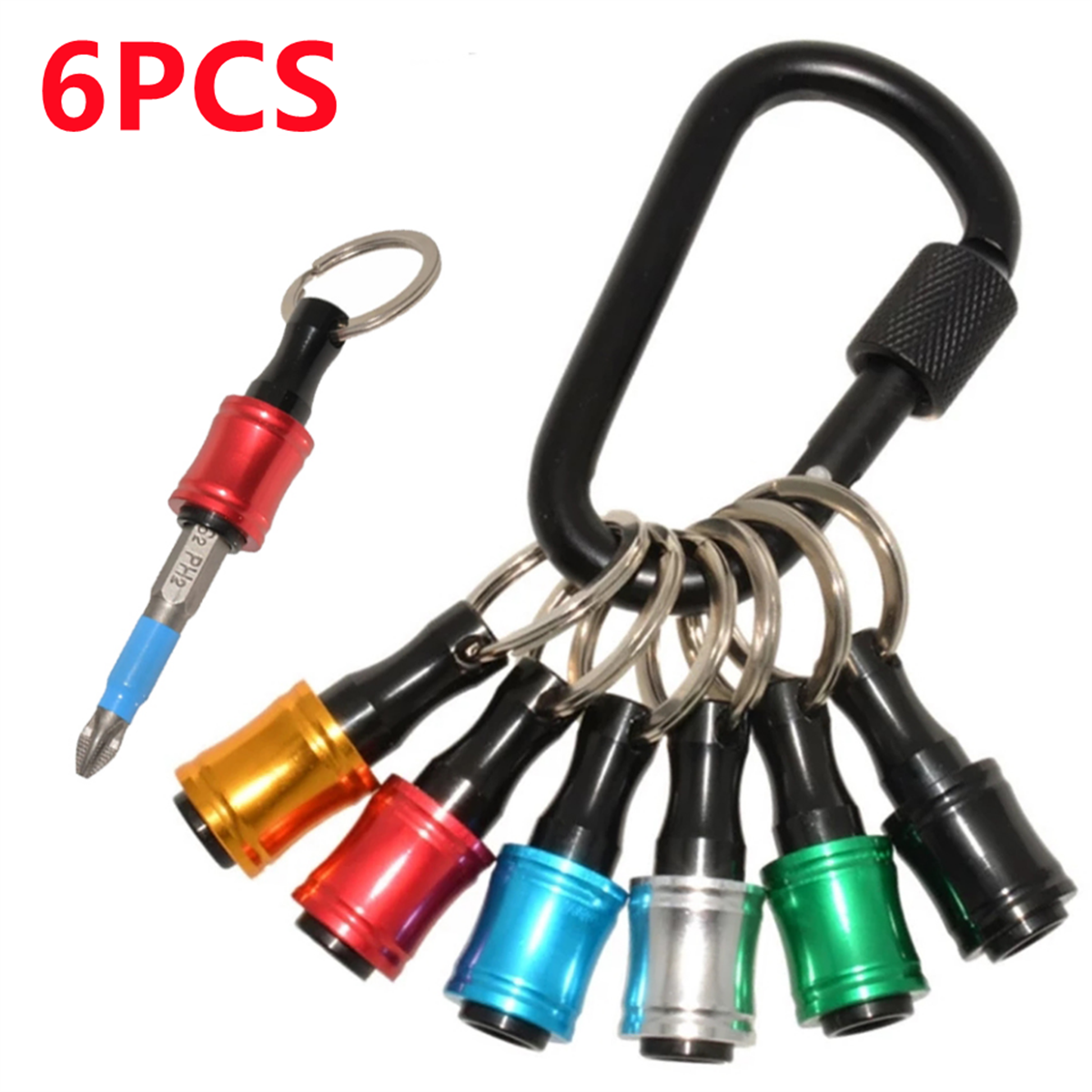6pcs color key chain quick-cha - Power Key Tools ulasan dan harga
