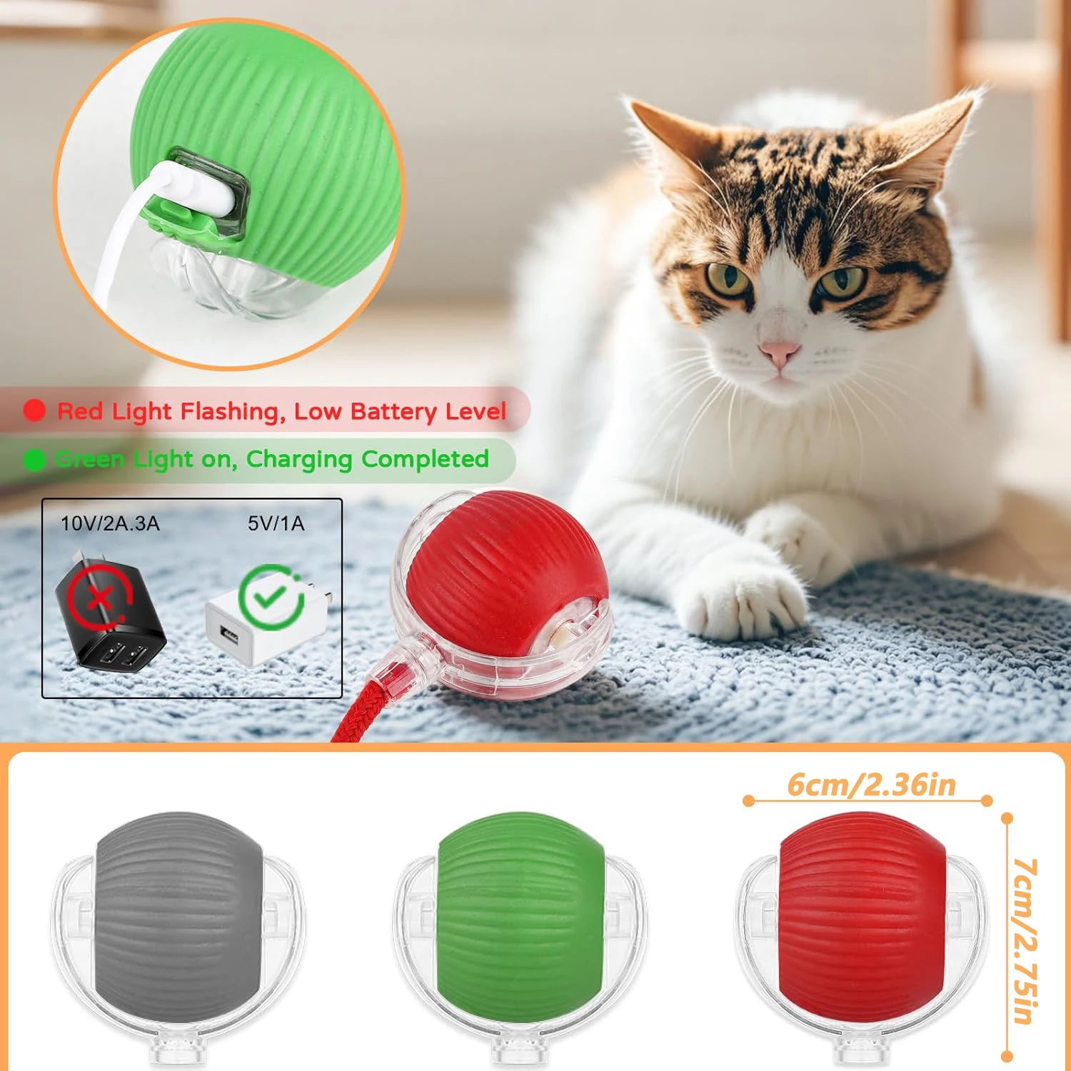Cat Interactive Ball Toy Autom - Power Tools Cat ulasan dan harga