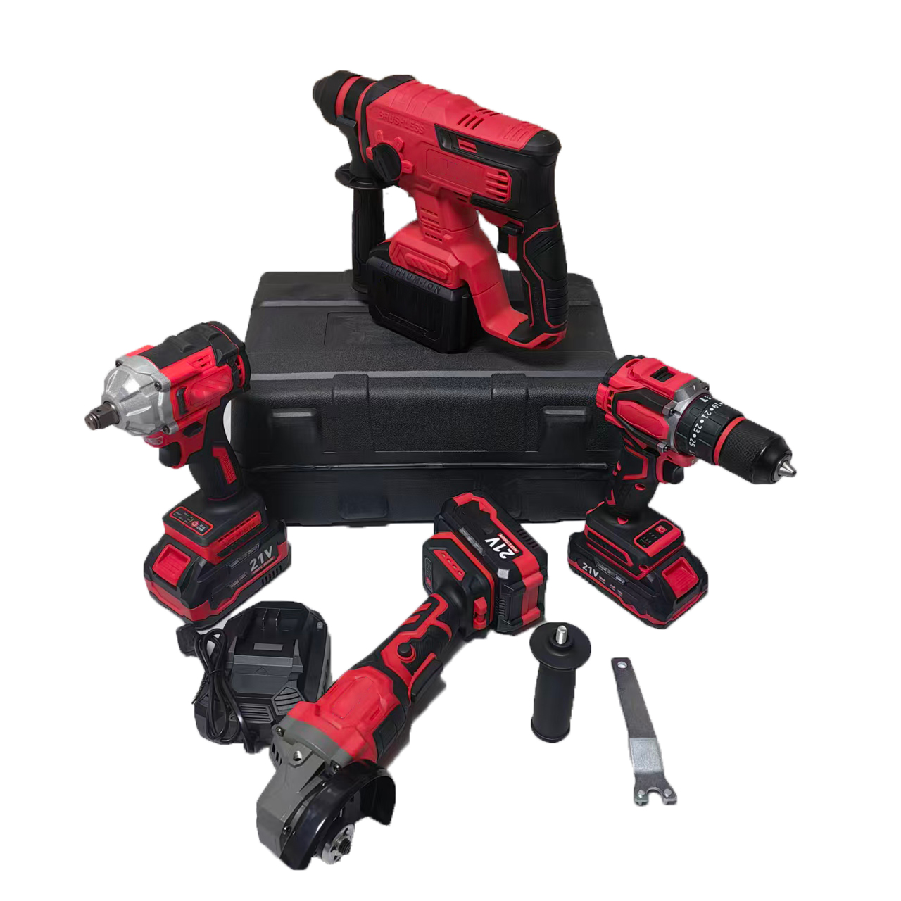 Cordless 4-in-1 Lithium Ion Po - Power Tools Combo Kits ulasan dan harga