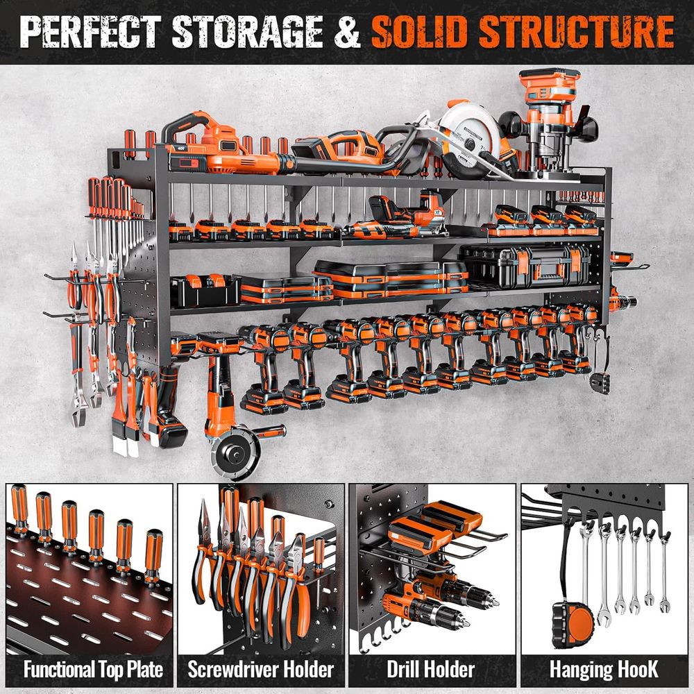 Large Power Tool Organizer Wal - Power Tools Holder ulasan dan harga