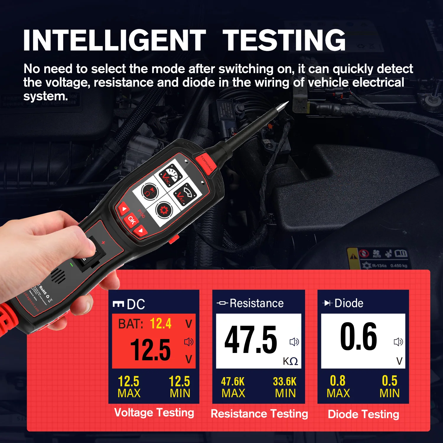 VESSTEK-TopDiag P150 Car Circu - Power Tools In Automotive ulasan dan harga
