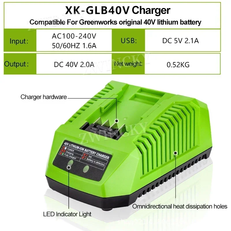 Replacement Charger For Greenw - Power Tools Green Color ulasan dan harga