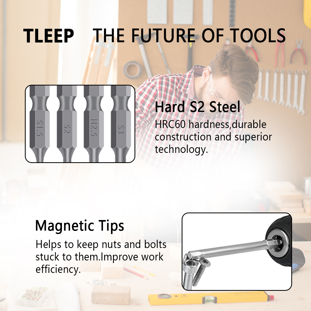 Hex Shank Drill Screw Driver B - Power Key Tools ulasan dan harga