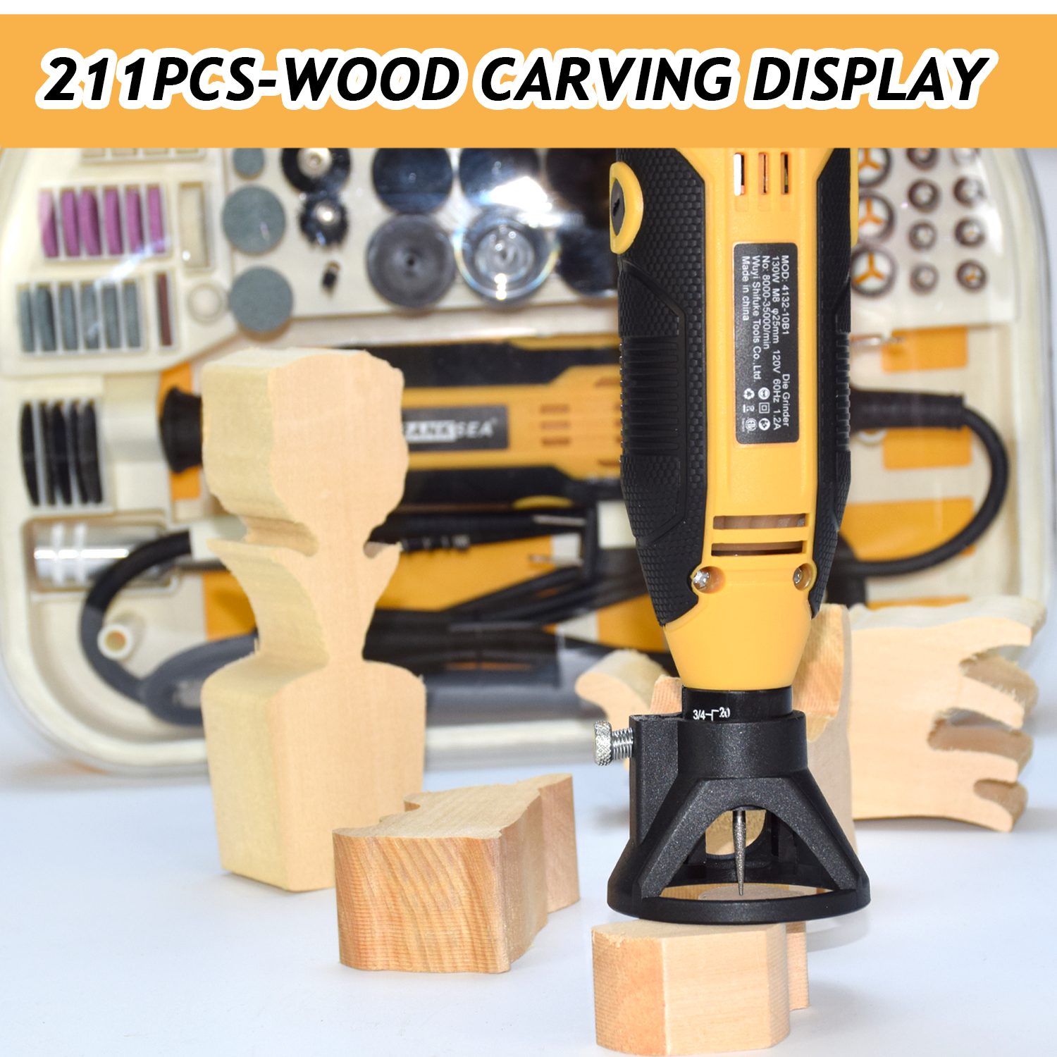 Rotary Tool Kit, Equipped With - Kit Power Tools ulasan dan harga