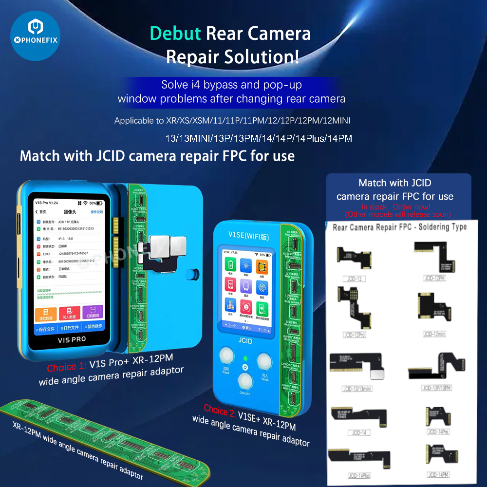 JCID Rear Camera Repair FPC Fl - Power Tools Green Color ulasan dan harga