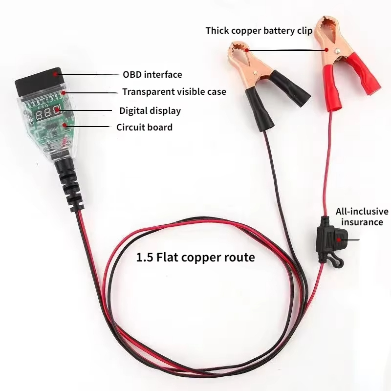 OBD2 Universal Automotive Batt - Power Tools In Automotive ulasan dan harga