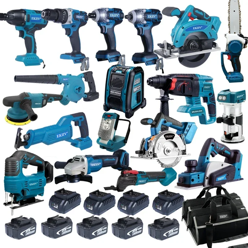 21V Power Tools Set Electric H - Power Tools Combo Kits ulasan dan harga