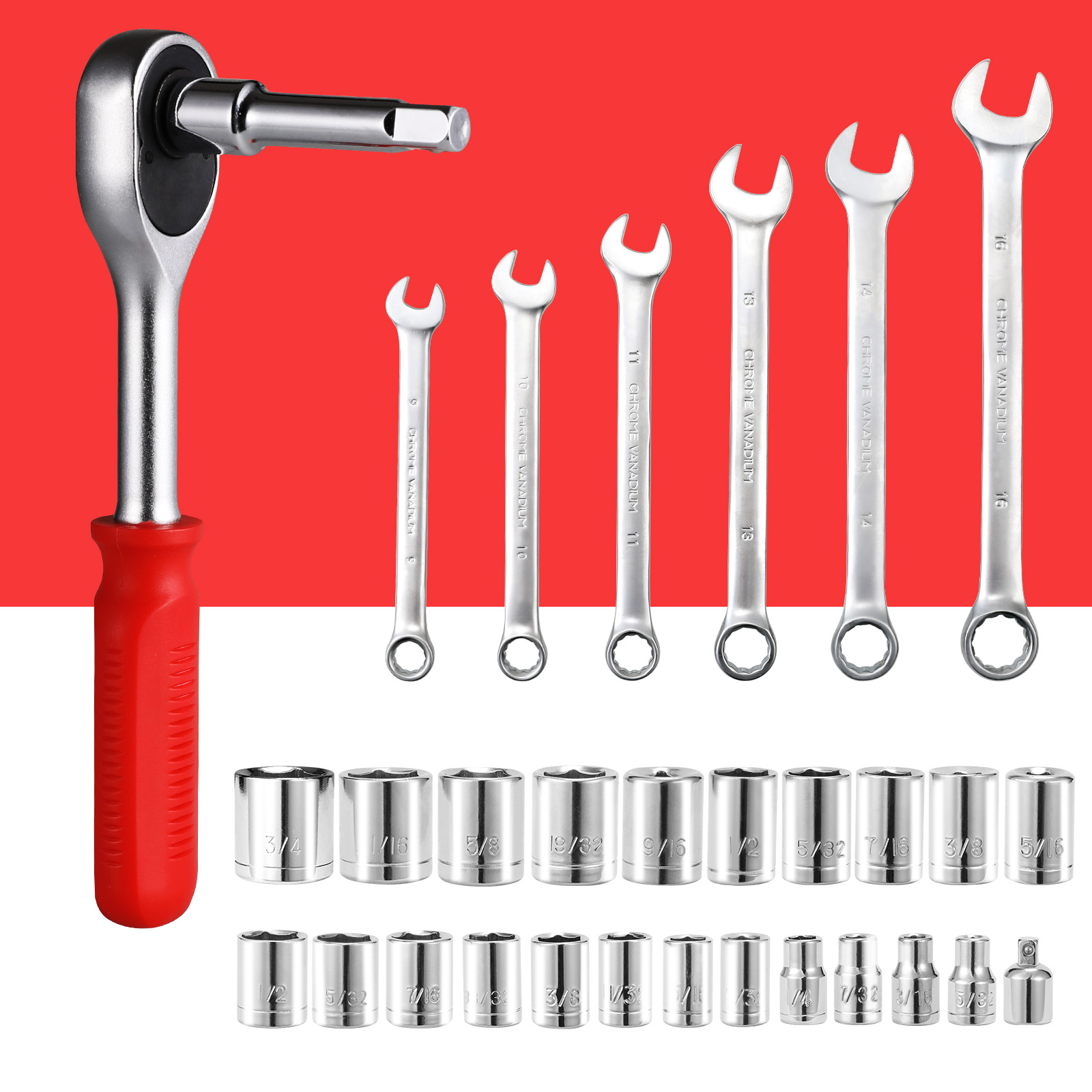 198 Piece Socket Wrench Auto R - Power Tools Catalogue ulasan dan harga