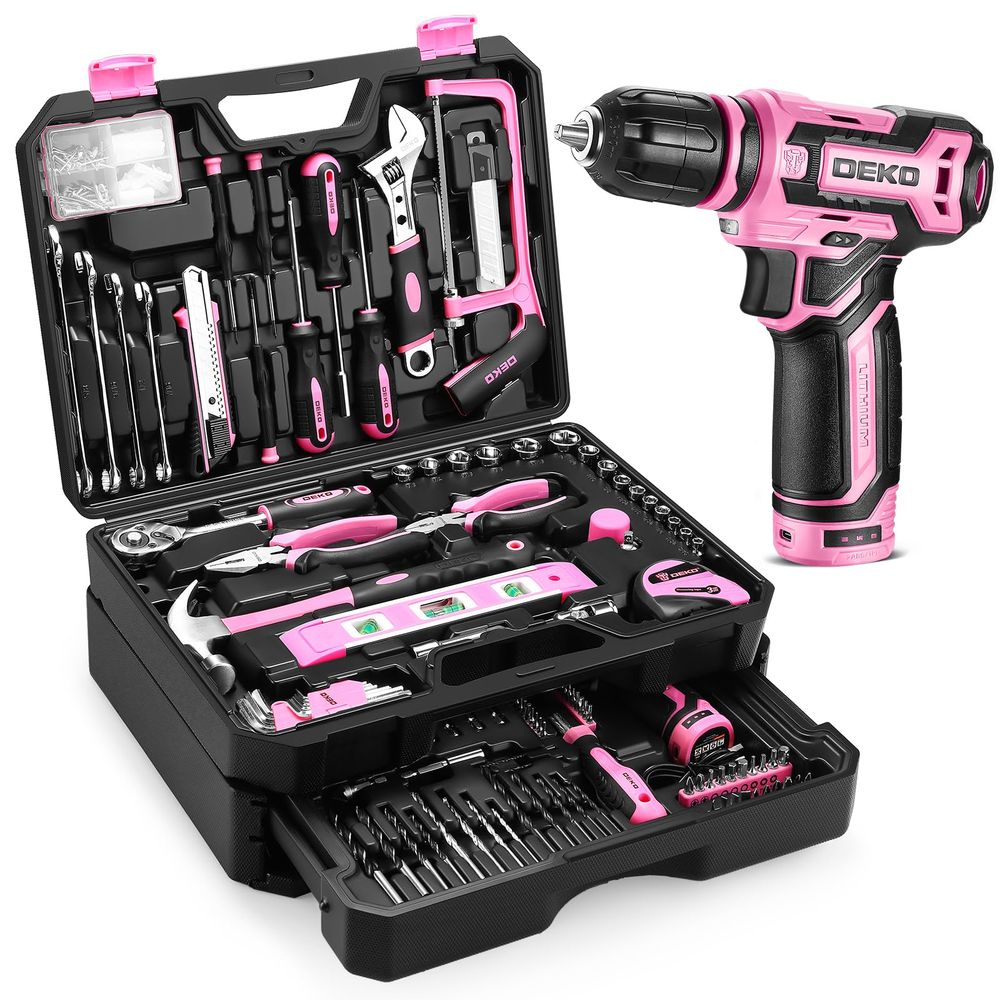 Tool Kit Box Drill Set Home Me - Power Tools Combo Kits ulasan dan harga