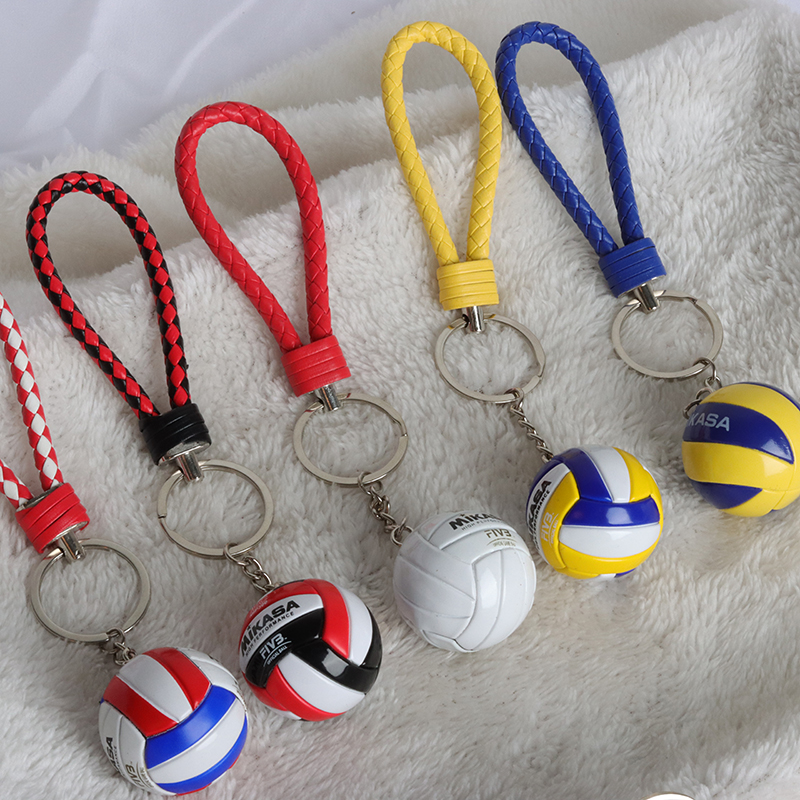 1pcs PVC  Volleyball Keychain  - Power Key Tools ulasan dan harga