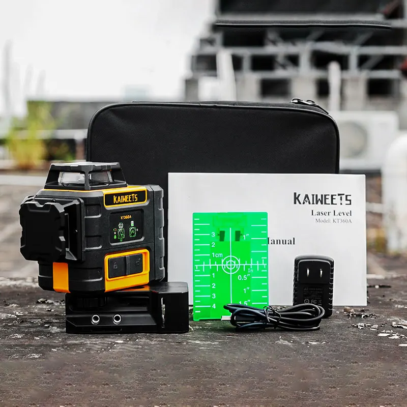 KAIWEETS KT360A 3D Cross Line  - Power Tools Green Color ulasan dan harga