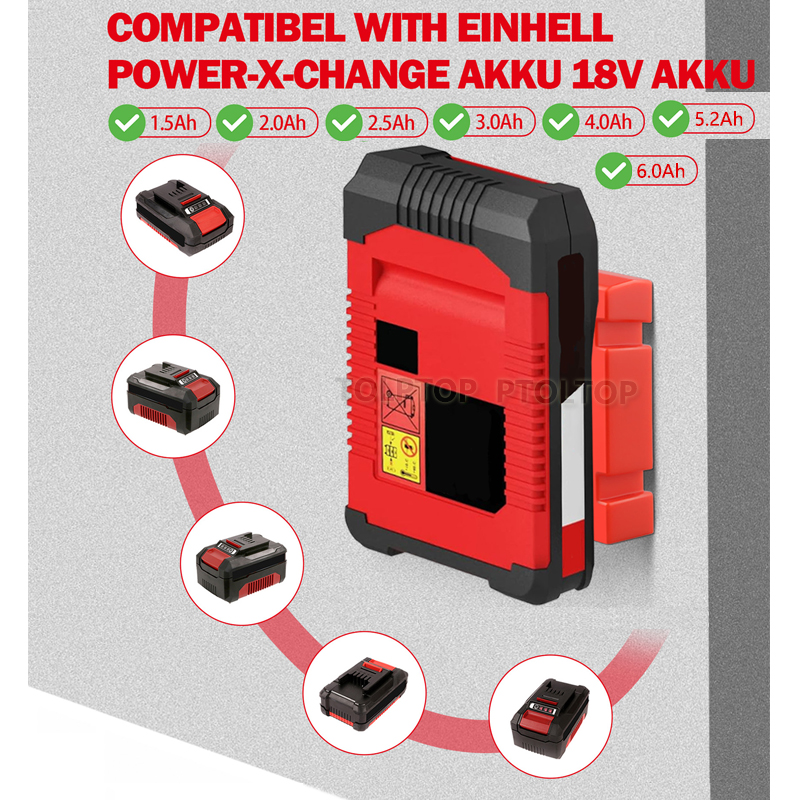 1/3/5/6PCS battery holder suit - Power Xchange Tools ulasan dan harga