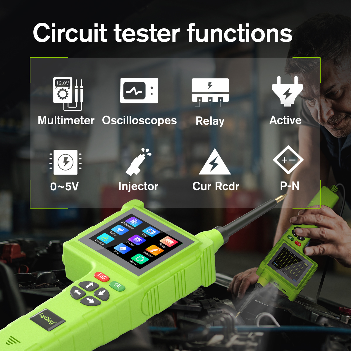 TopDiag P200 Pro Automotive Ci - Power Tools In Automotive ulasan dan harga