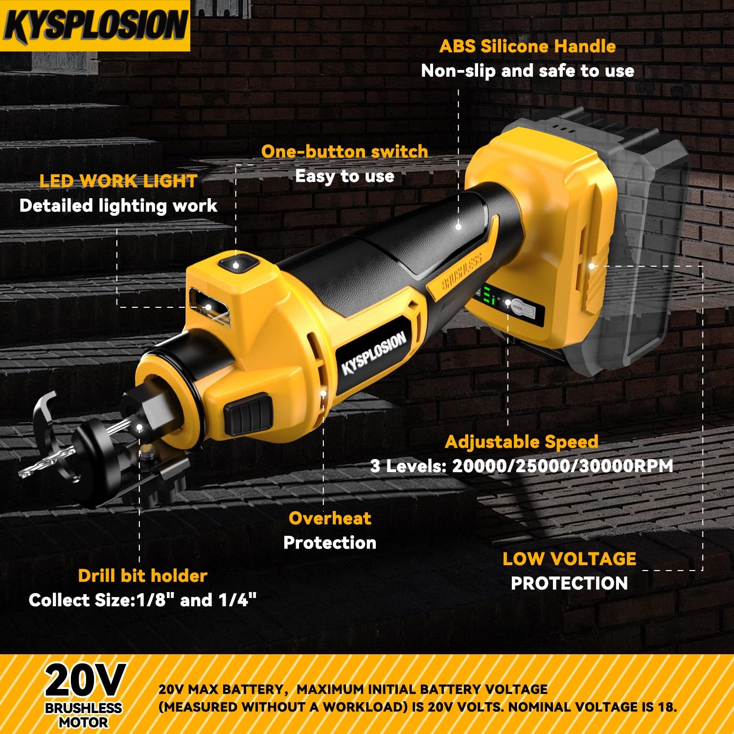 3 Gears Brushless Electric Dry - Power Tools Workshop ulasan dan harga