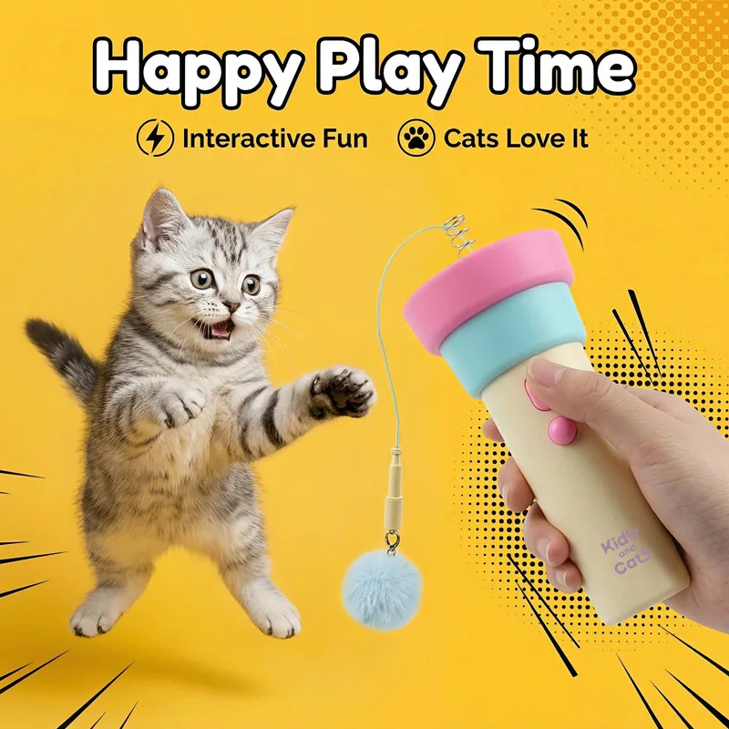 Electric Cat Teaser USB Rechar - Power Tools Cat ulasan dan harga