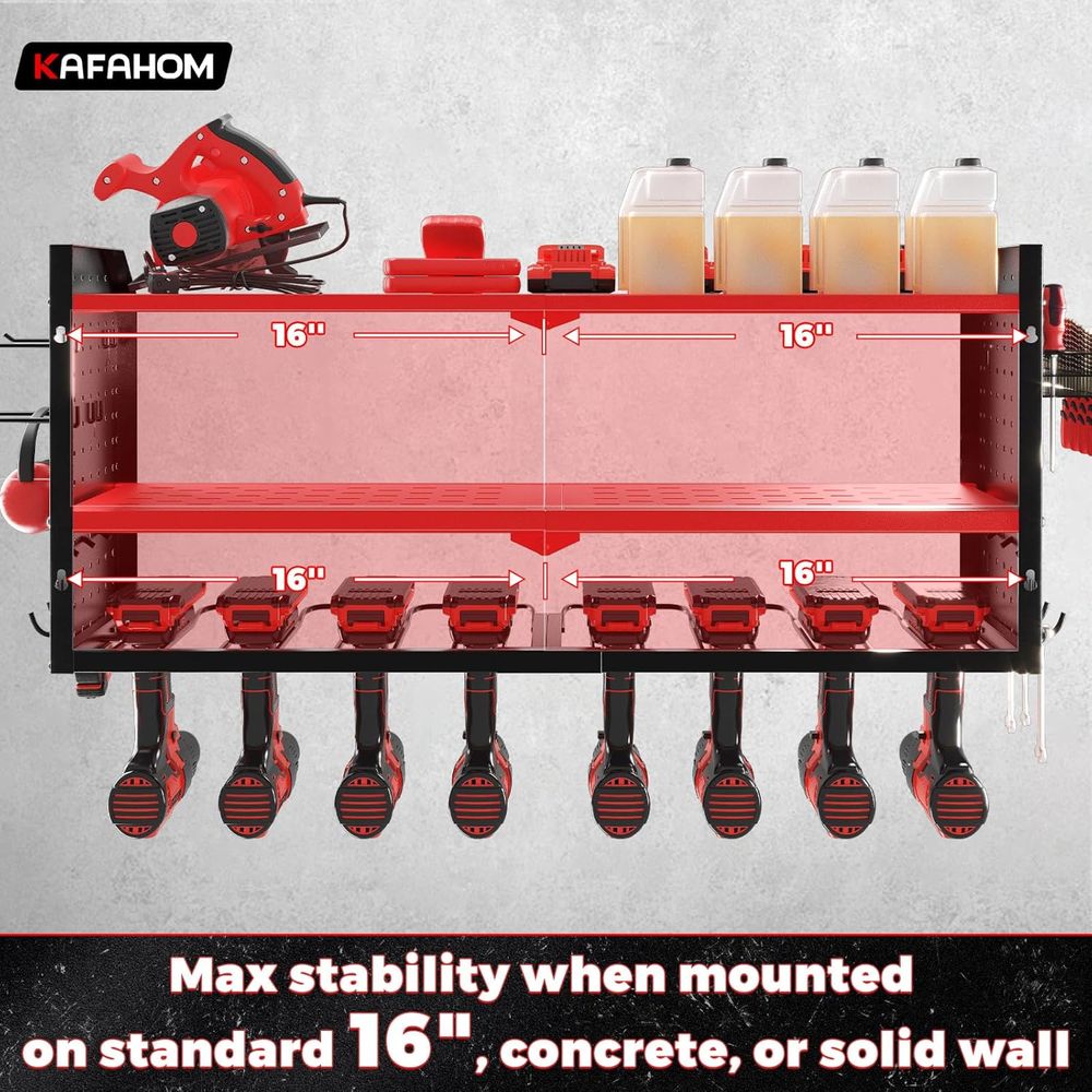 Power Tool Organizer with Char - Power Tools Holder ulasan dan harga