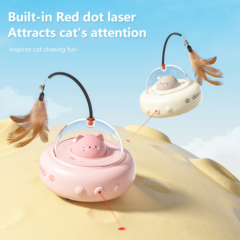 Smart Electric Cat Toy UFO Aut - Power Tools Cat ulasan dan harga