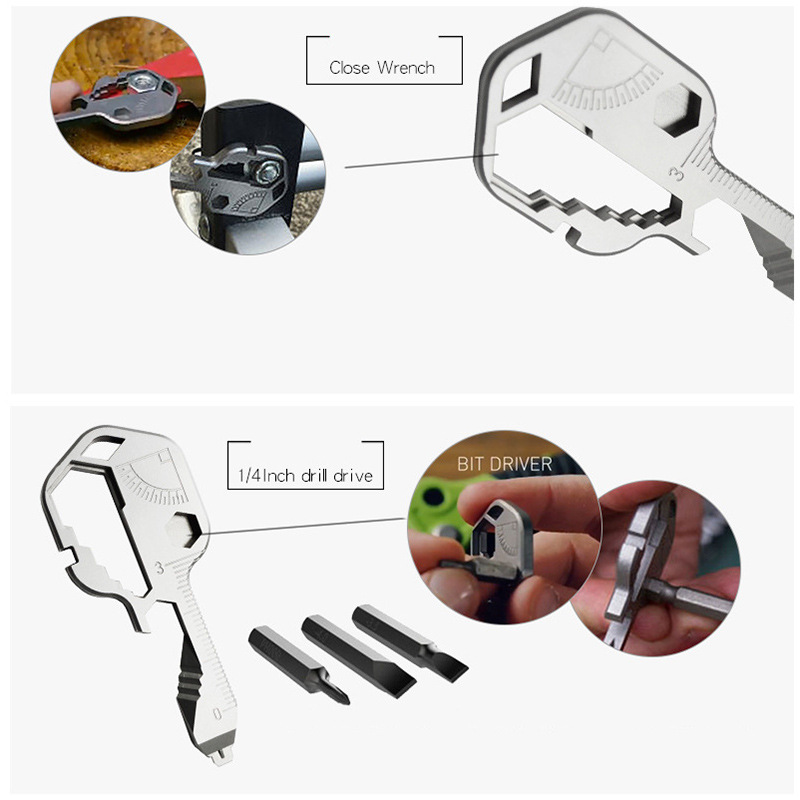EDC24 in 1 Multifunction key t - Power Key Tools ulasan dan harga