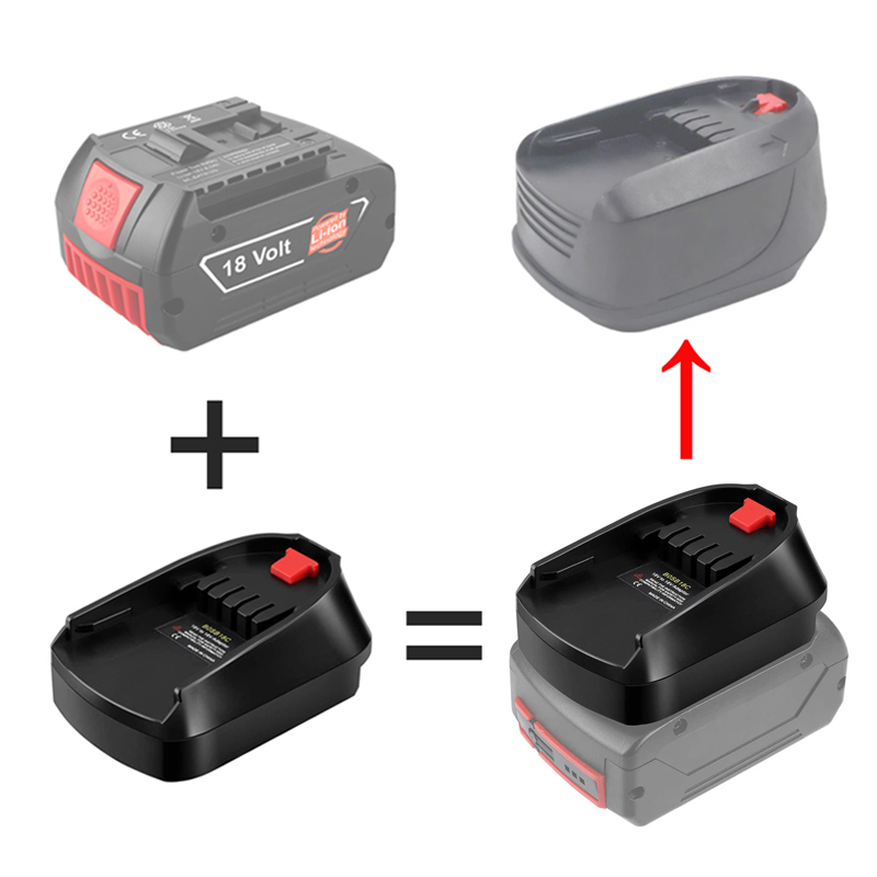 Battery Adapter for Bosch 18V  - Power Tools Green Color ulasan dan harga