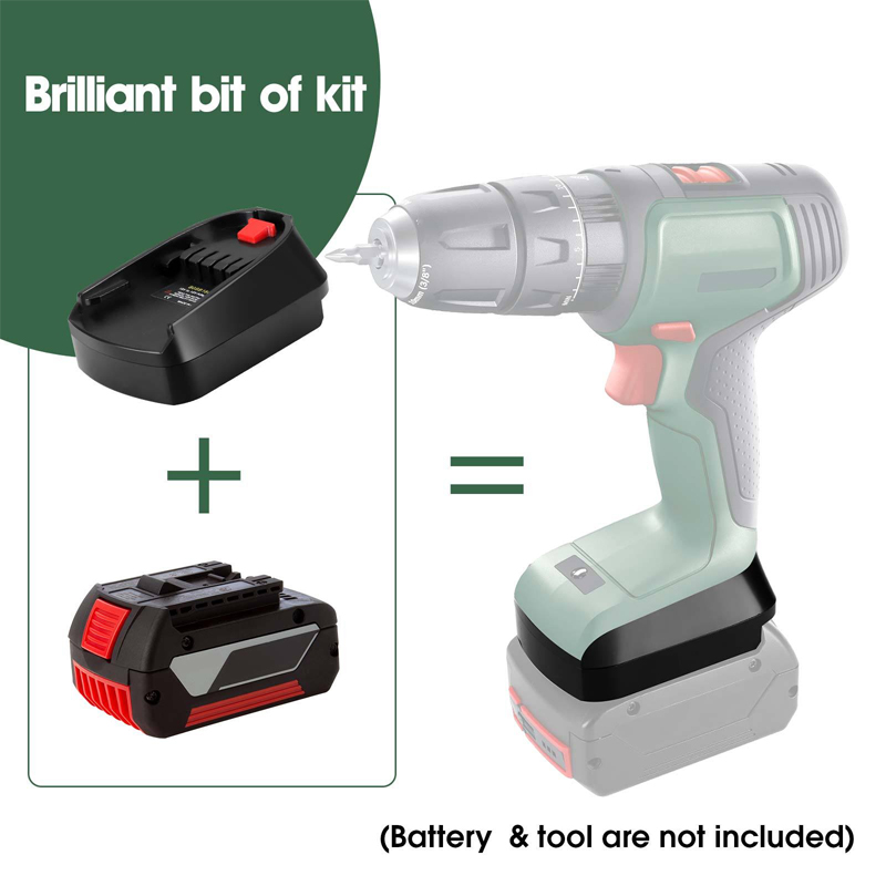 Battery Adapter for Bosch 18V  - Power Tools Green Color ulasan dan harga