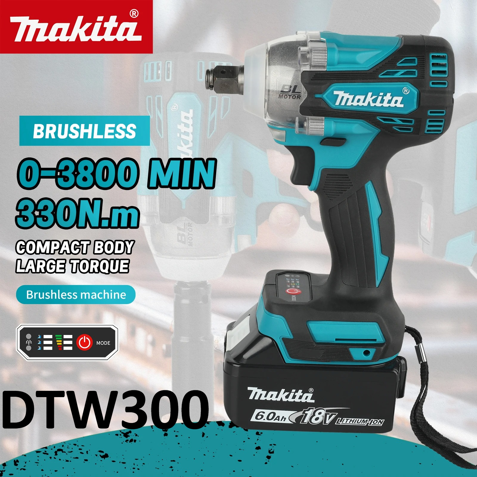 Makita DTW300 18V Tool Set Bru - Power Tools Repairs ulasan dan harga