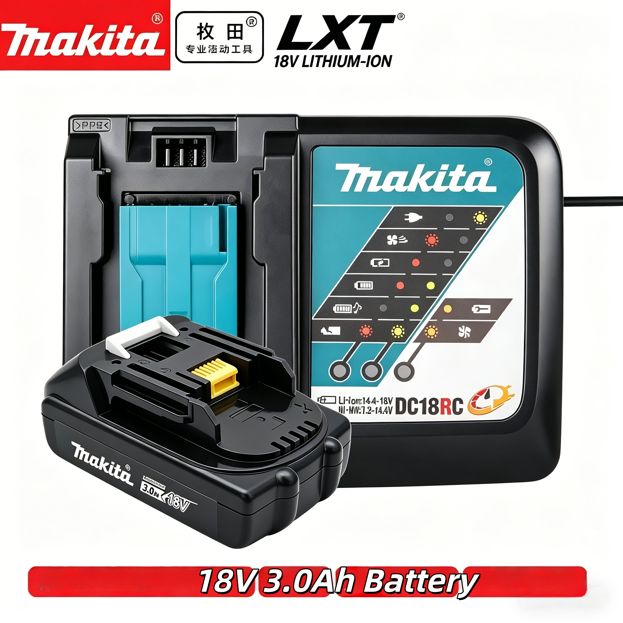 Makita BL1830B 18V 3.0Ah LXT L - Kit Power Tools ulasan dan harga