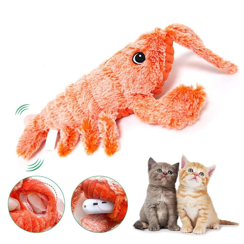 USB Charging Lobster Cats Toy  - Power Tools Cat ulasan dan harga